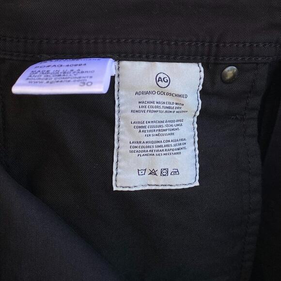 NWT AG Adriano Goldschmied The Matchbox Slim Straight Pants sz 30 - Picture 7 of 11